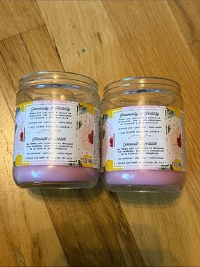 NWOT Feminine & Fertility Soy-Blend Scented Candle - Pink